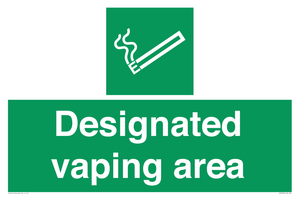 Designated vaping area
